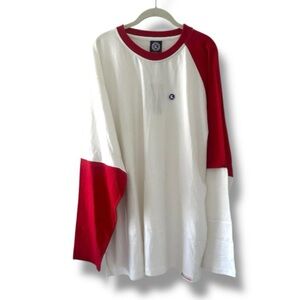 NWT Vintage G-Unit White Red Baseball Tee Long Sleeve Shirt Men’s Size XXL